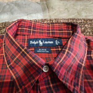 Ralph Lauren Long Sleeve Dressy Casual Shirt - Size L -- EUC